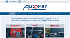 Desktop Screenshot of alcomet.be
