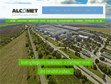 Tablet Screenshot of alcomet.eu